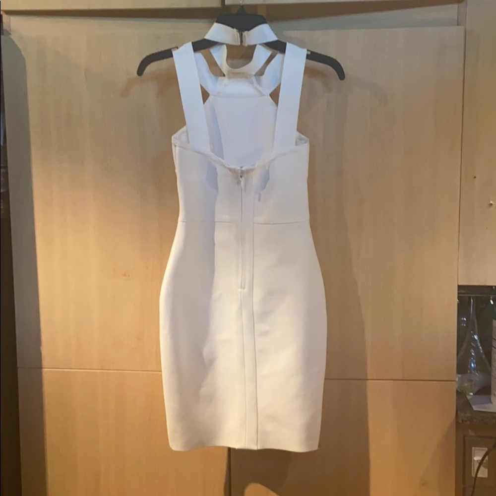 BRAND NEW white, tight fitting mini dress - Picture 3 of 4